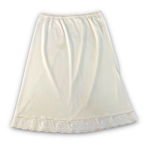 Sears Vintage Half Slip with Lace Hem Size Large - Picture 2 of 9
